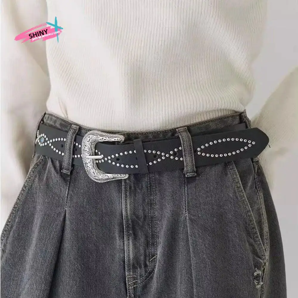 Retro Rhinestone Women's Belt Ethnic Style Punk Rivet Waist Belt Gothic American Dress Jeans Belt Daily
Retro Rhinestone Women's Belt Ethnic Style Punk Rivet Waist Belt Gothic American Dress Jeans Belt Daily