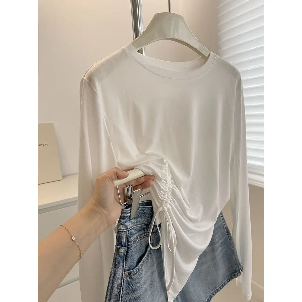 Comfortable Cool Long Sve Hooded Women's Sun Protection Clothing Bamboo Cotton Blend Korean Sle Loose Fit T-irt
Comfortable Cool Long Sve Hooded Women's Sun Protection Clothing Bamboo Cotton Blend Korean Sle Loose Fit T-irt