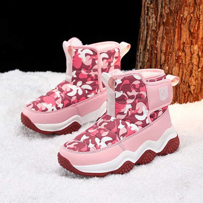 New Waterproof Snow Boots for Boys and Girls Skiing Warm Plush Children's Snow Boots Non-slip Girls Long Boots Family
New Waterproof Snow Boots for Boys and Girls Skiing Warm Plush Children's Snow Boots Non-slip Girls Long Boots Family