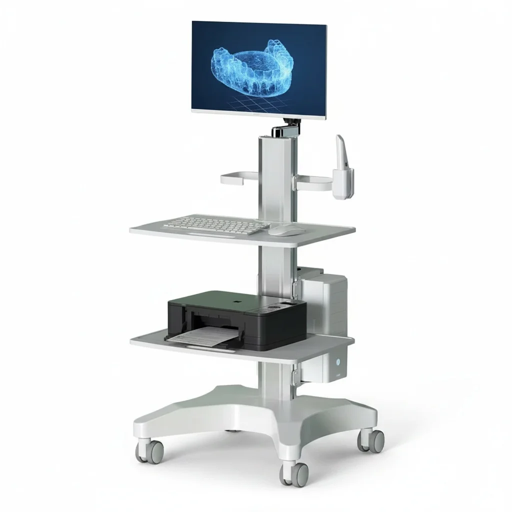 Electric Dental Trolley, 2 Layers Mobile Medical Cart, Oral Scanner Holder, Heavy Duty Clinical Nurse Workstation
Electric Dental Trolley, 2 Layers Mobile Medical Cart, Oral Scanner Holder, Heavy Duty Clinical Nurse Workstation