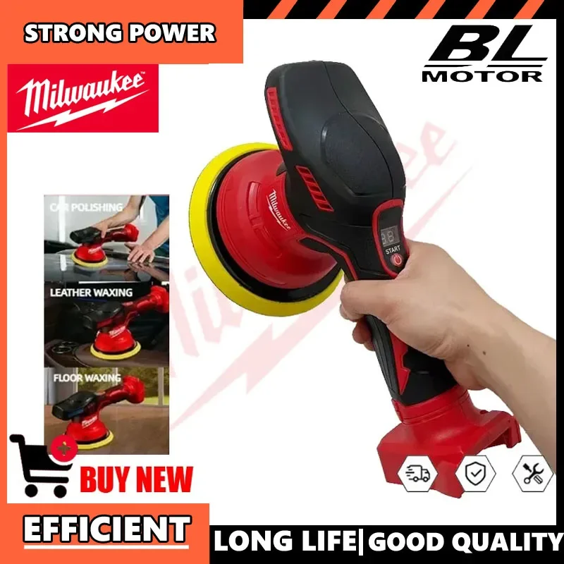 Milwaukee For Lithium Battery Cordless Polisher 8 Gears Digital Display Electric Polisher Auto Car Waxing Polishing Machine
Milwaukee For Lithium Battery Cordless Polisher 8 Gears Digital Display Electric Polisher Auto Car Waxing Polishing Machine
