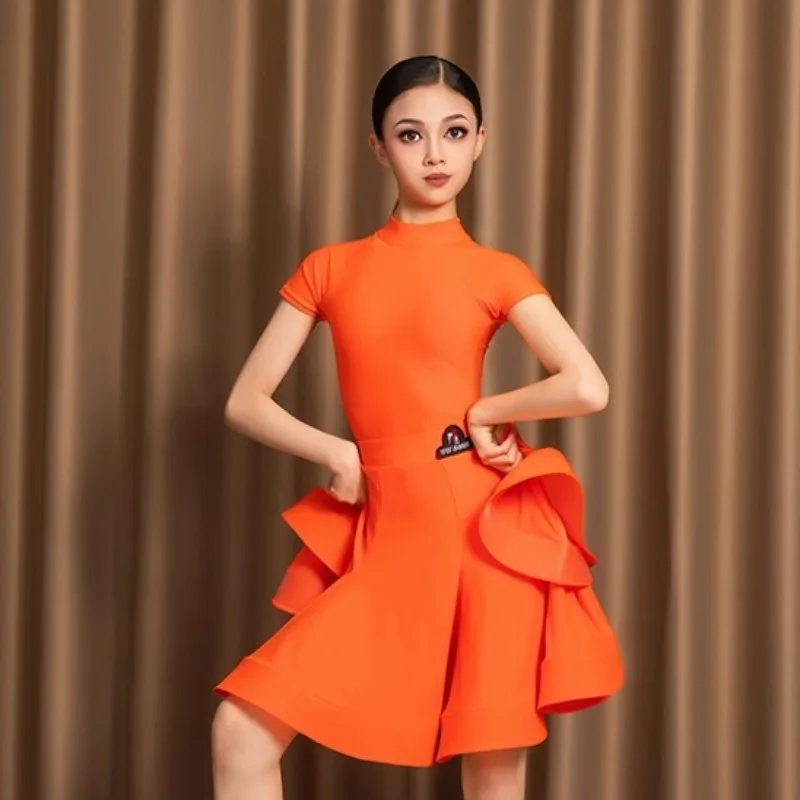 Customized Children's Latin Dance Suit Regulations Competition Dress for Girls' Professional Standard Competition Dress 2Pcs Set
Customized Children's Latin Dance Suit Regulations Competition Dress for Girls' Professional Standard Competition Dress 2Pcs Set