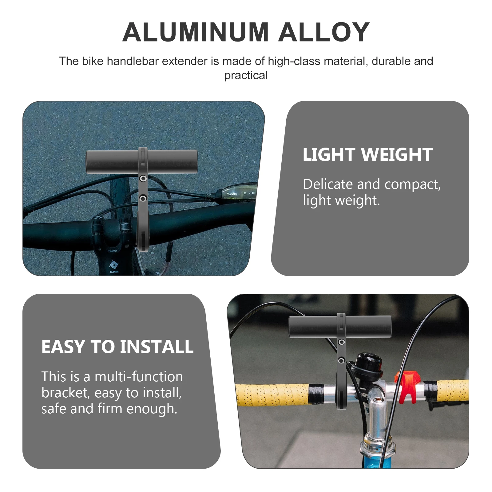 1 Set Alloy Bike Handlebar Extender Sturdy Lightweight Space-Saving Multi-Function Extension Bar For Mountain Bikes Professional
1 Set Alloy Bike Handlebar Extender Sturdy Lightweight Space-Saving Multi-Function Extension Bar For Mountain Bikes Professional