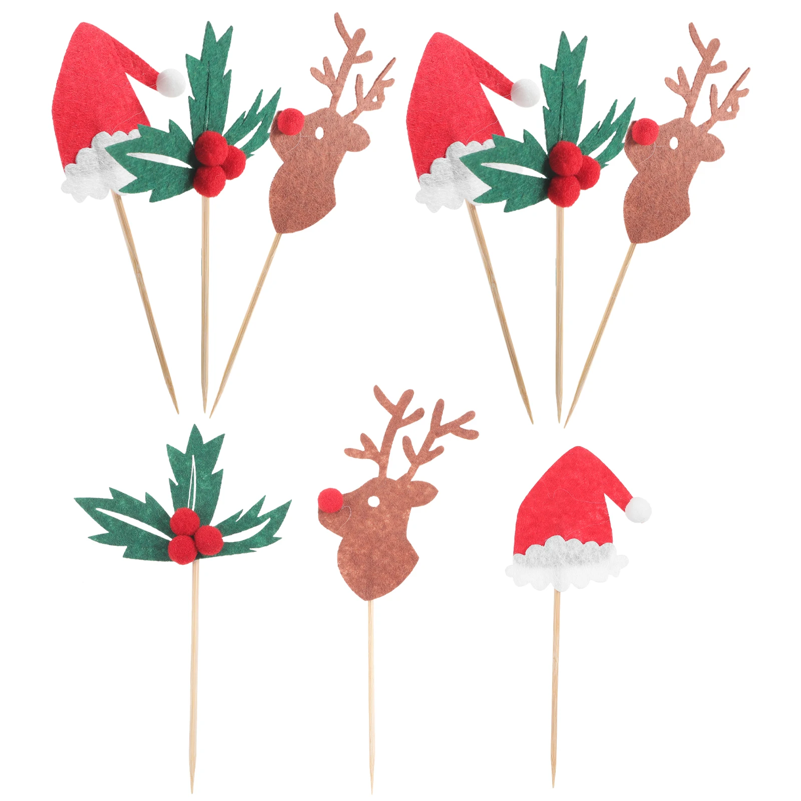 9pcs Cake Flags 3 Designs Xmas Muffin Picks Cap Reindeer Picks Cupcake Decorations Xmas Party Supplies
9pcs Cake Flags 3 Designs Xmas Muffin Picks Cap Reindeer Picks Cupcake Decorations Xmas Party Supplies