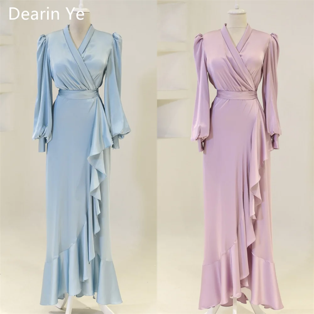 Customized Evening Dress Saudi Arabia Dearin V-neck Column Ankle Length Skirts Bespoke Occasion Dresses Formal Prom Gown
Customized Evening Dress Saudi Arabia Dearin V-neck Column Ankle Length Skirts Bespoke Occasion Dresses Formal Prom Gown