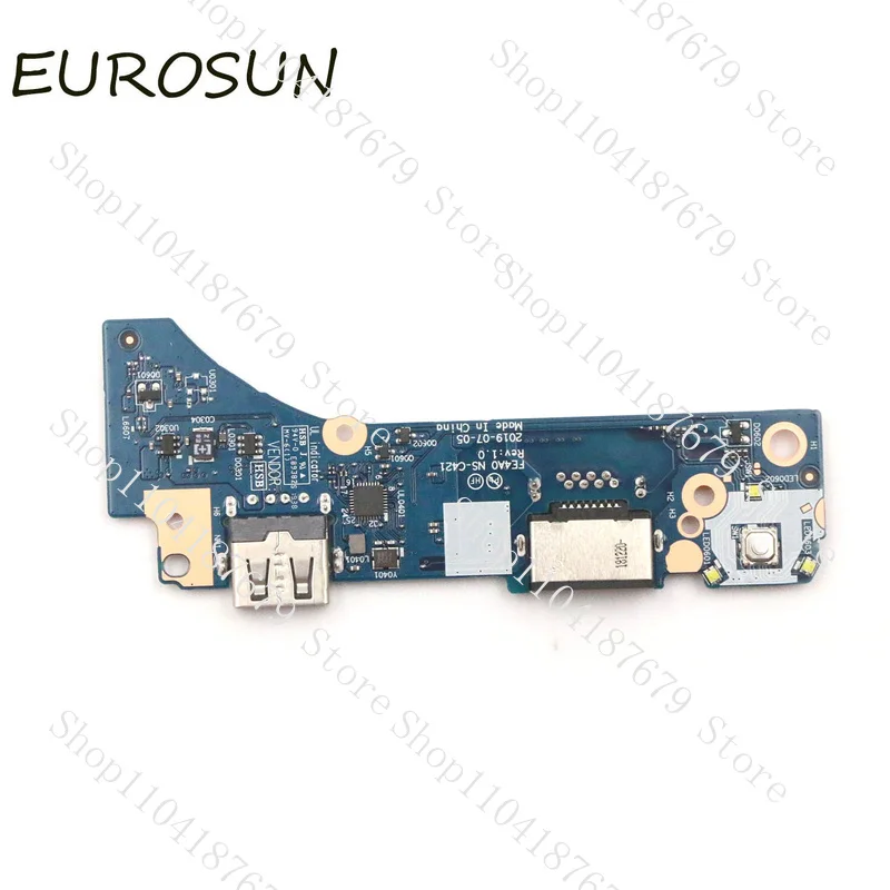 Новый для Lenovo Thinkpad E14, USB-переключатель, кнопка включения питания 5C50S73034 NS-C421
Новый для Lenovo Thinkpad E14, USB-переключатель, кнопка включения питания 5C50S73034 NS-C421