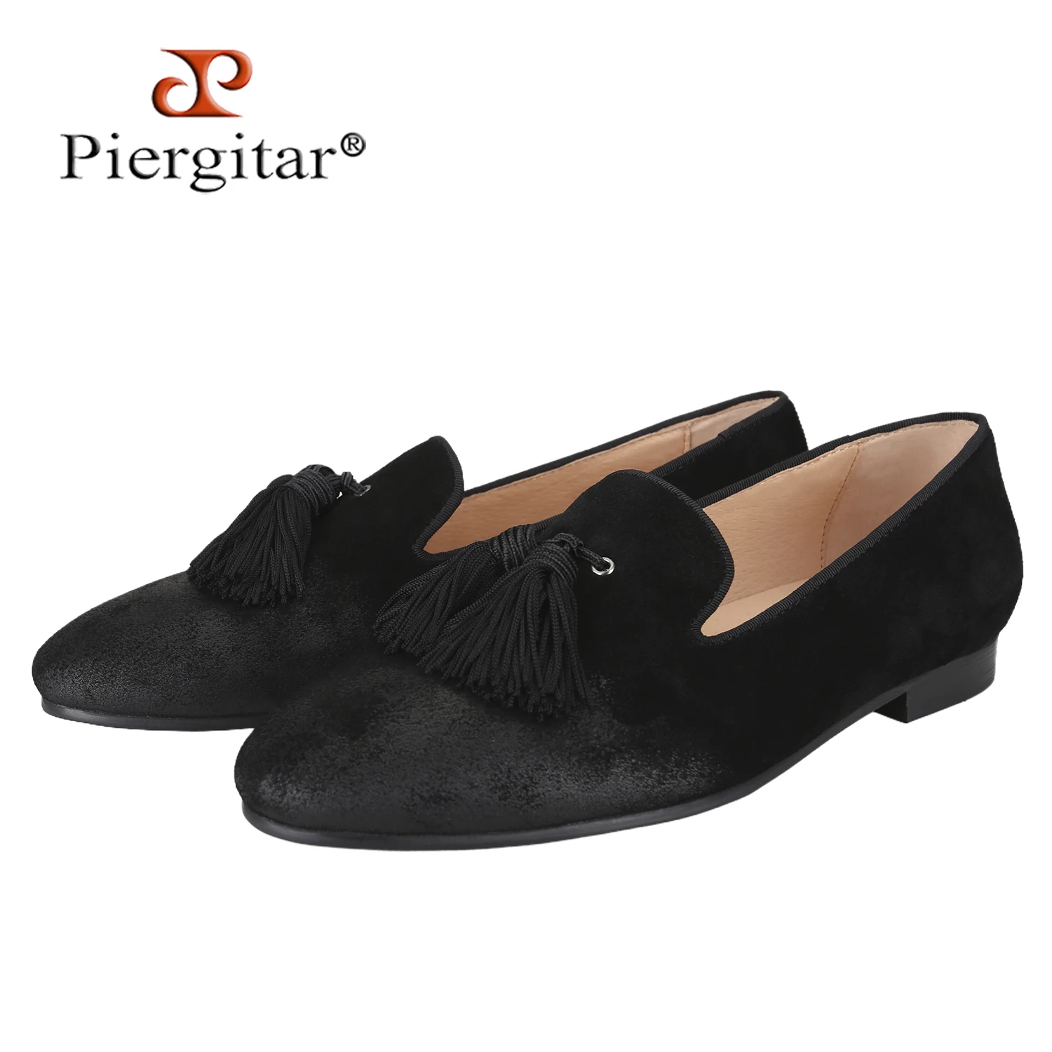 Piergitar классический стиль черная коровья замша с кисточками ручной работы лоферы без шнуровки для вечеринок и выпускного вечера кожаная мужская обувь с внутренней стороны
Piergitar классический стиль черная коровья замша с кисточками ручной работы лоферы без шнуровки для вечеринок и выпускного вечера кожаная мужская обувь с внутренней стороны