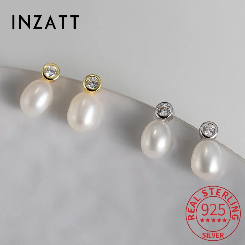 INZATT Real 925 Sterling Silver Water Drop Pearl Stud Earrings for Women Cute Fine Jewelry Light Luxury Advanced Accessories
INZATT Real 925 Sterling Silver Water Drop Pearl Stud Earrings for Women Cute Fine Jewelry Light Luxury Advanced Accessories