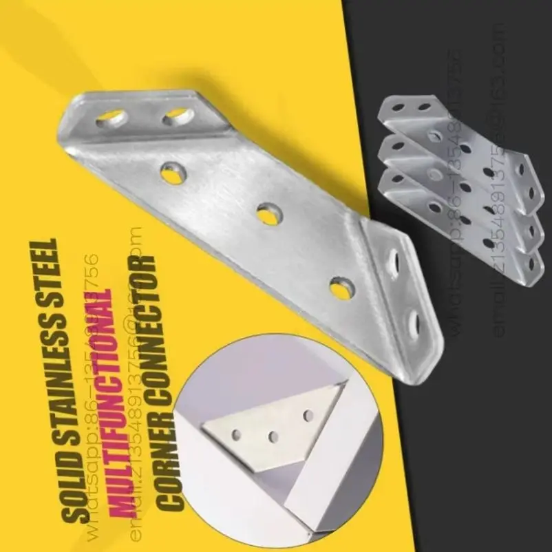 Universal Furniture Corner Bracket Angle Fasten Connector Bedframe Cabinet Drawer Chair Hardware Triangle Support Frame
Universal Furniture Corner Bracket Angle Fasten Connector Bedframe Cabinet Drawer Chair Hardware Triangle Support Frame