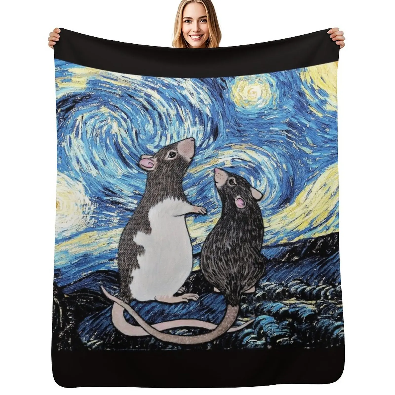 Version 1 From the Heavens... Came a Rat... Throw Blanket Men's Soft Warm Throw Blanket for Couch
Version 1 From the Heavens... Came a Rat... Throw Blanket Men's Soft Warm Throw Blanket for Couch