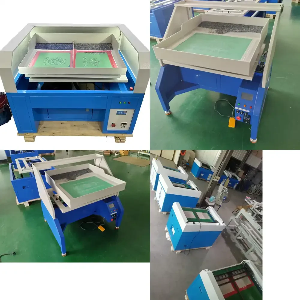 2026 Wholesale Automatic Rhinestone Motif Brushing Shaking Machine for Myekoo Stainless Steel 5-7 pcs/min 40x60 60x80 mm
2026 Wholesale Automatic Rhinestone Motif Brushing Shaking Machine for Myekoo Stainless Steel 5-7 pcs/min 40x60 60x80 mm