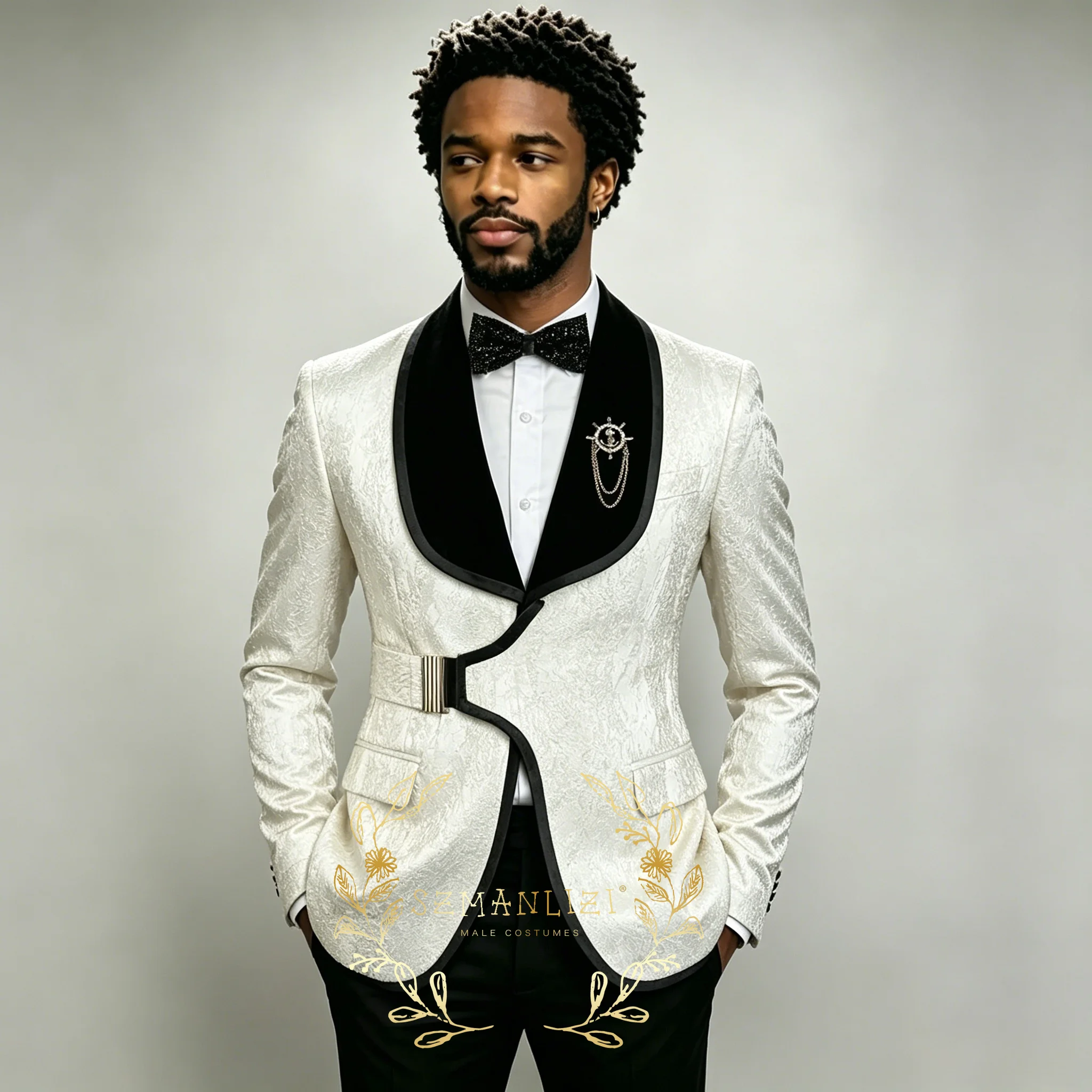 2026 Luxury Formal Groom Tuxedos Shawl Lapel Double Breasted Suits For Men Prom Wedding Party Mens Suits Costume ( jacket+Pants)
2026 Luxury Formal Groom Tuxedos Shawl Lapel Double Breasted Suits For Men Prom Wedding Party Mens Suits Costume ( jacket+Pants)