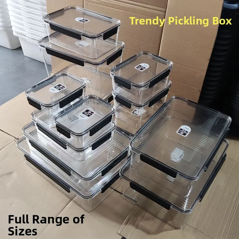 Trendy Large Capaci Fermented Vegetables Container with Lid Chien Claw Preservation Box Convenient Sealing Kitchen Storage
Trendy Large Capaci Fermented Vegetables Container with Lid Chien Claw Preservation Box Convenient Sealing Kitchen Storage