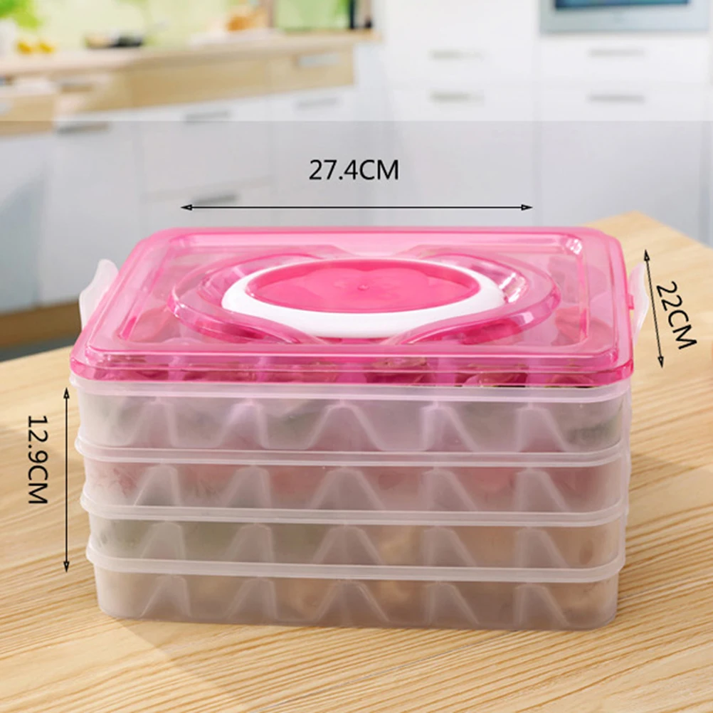 Dumpling Storage Box 4 Layers 18 Compartments Eco Friendly PP Material Kitchen Organizer Food Container Freezer
Dumpling Storage Box 4 Layers 18 Compartments Eco Friendly PP Material Kitchen Organizer Food Container Freezer