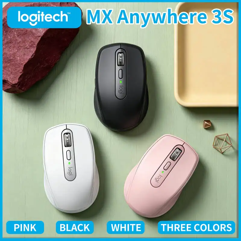 Compact Logitech MX Anywhere 3S Mouse - 8K DPI, MagSpeed Hyper-Scroll, USB-C Charging, Travel-Ready Build, Multi-OS Support
Compact Logitech MX Anywhere 3S Mouse - 8K DPI, MagSpeed Hyper-Scroll, USB-C Charging, Travel-Ready Build, Multi-OS Support