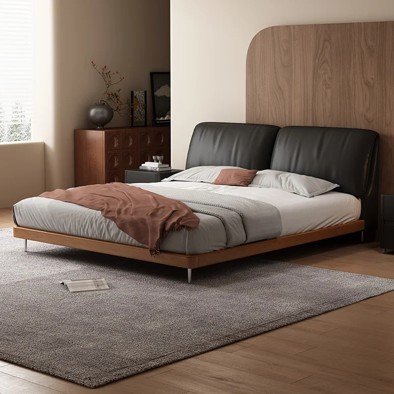 Wood Luxury Double Bed Set Leather Backrest White Modern Loft Bedroom Beds King Size Adults Big Camas De Dormitorio Furniture
Wood Luxury Double Bed Set Leather Backrest White Modern Loft Bedroom Beds King Size Adults Big Camas De Dormitorio Furniture