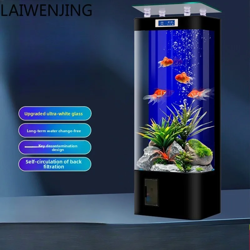 MJY plus ultra-white glass high-end fish tank household smart vertical aquarium
MJY plus ultra-white glass high-end fish tank household smart vertical aquarium