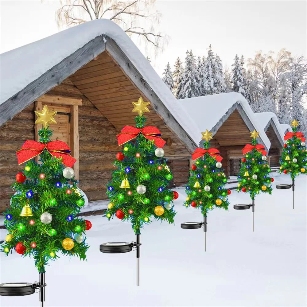 Nice Solar Christmas Tree Decor Lights Outdoors Waterproof LED Lawn For Garden Patio Porch Landscape Lamps Christmas Party Gifts
Nice Solar Christmas Tree Decor Lights Outdoors Waterproof LED Lawn For Garden Patio Porch Landscape Lamps Christmas Party Gifts