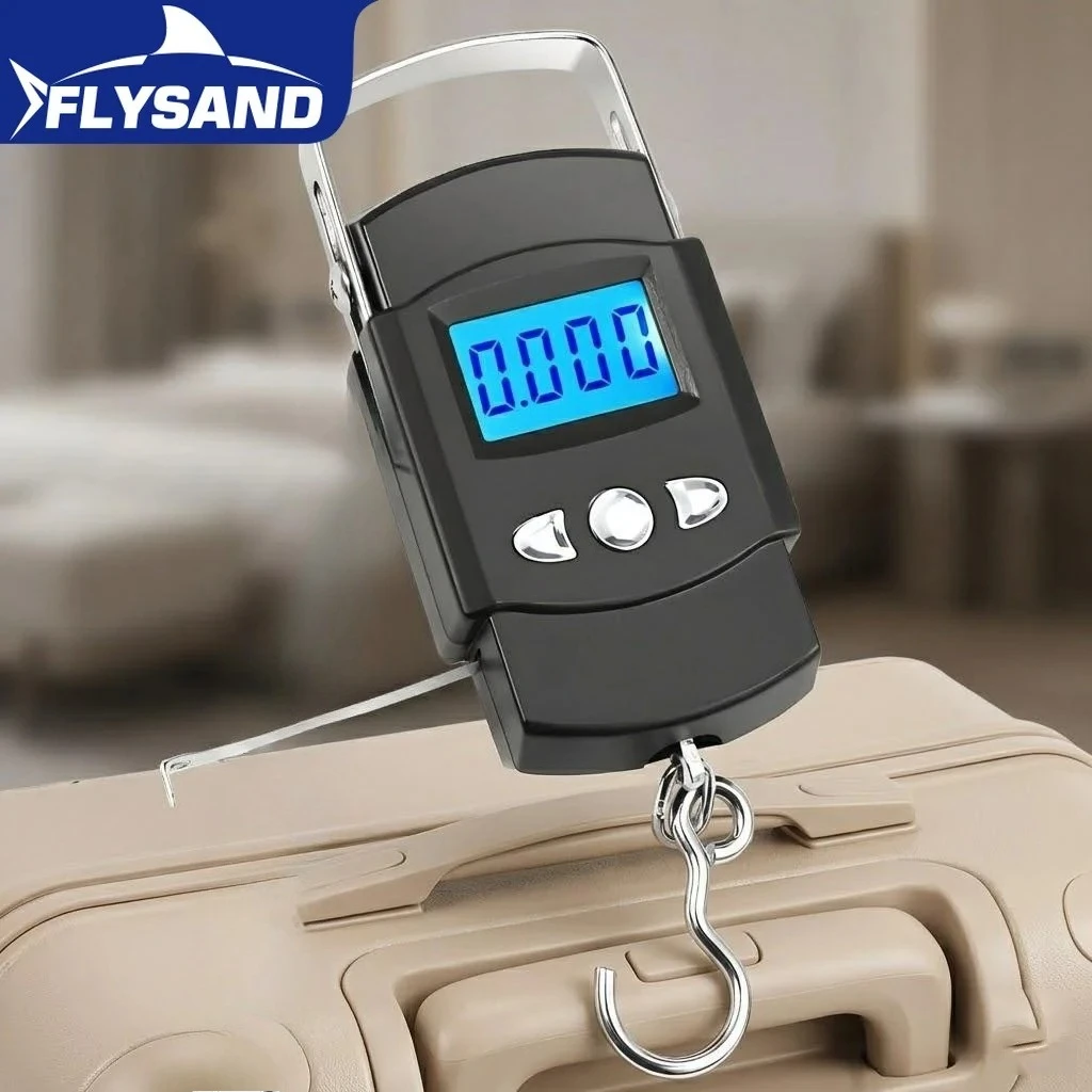 Digital Luggage Scale 50kg Portable Hook Weight Travel Fishing Gear Outdoor Sport Scale High Accuracy Portable Fishing Tool
Digital Luggage Scale 50kg Portable Hook Weight Travel Fishing Gear Outdoor Sport Scale High Accuracy Portable Fishing Tool