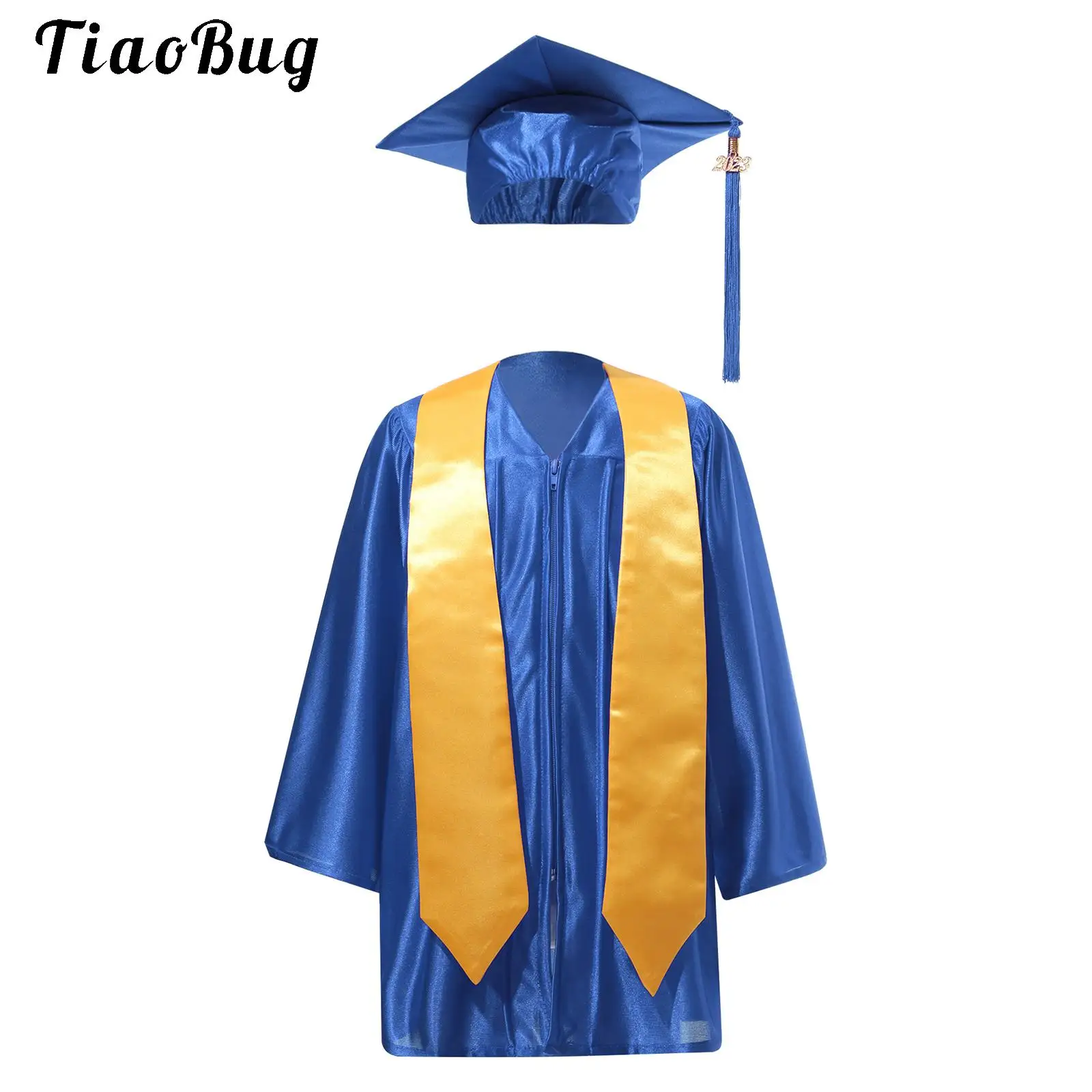 Kindergarten Graduation Cap and Gown Outfits Class of 2025 Shiny Set for Preschool Kids Girls Boys Uniform Suit Ceremony Gifts
Kindergarten Graduation Cap and Gown Outfits Class of 2025 Shiny Set for Preschool Kids Girls Boys Uniform Suit Ceremony Gifts
