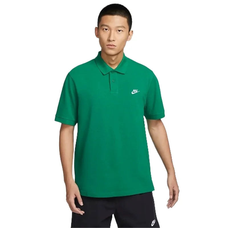 Nike Exercise T-shirts Men Moisture-wicking Buckle Collar Fashionable Anti-wrinkle Short Sleeved Polo Shirts Black Green
Nike Exercise T-shirts Men Moisture-wicking Buckle Collar Fashionable Anti-wrinkle Short Sleeved Polo Shirts Black Green