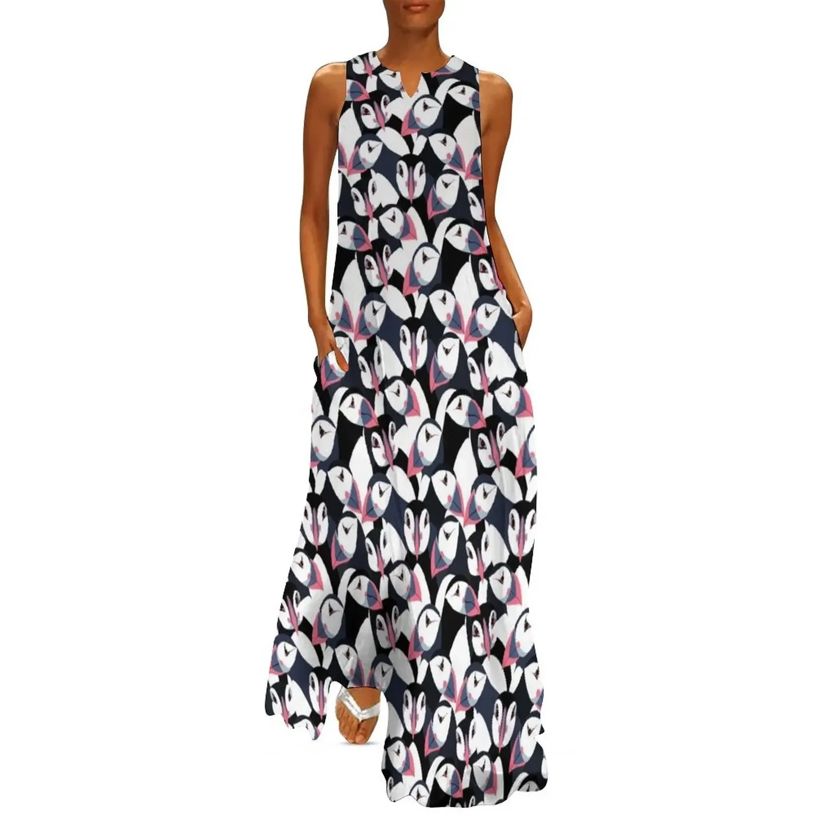 Puffins Long Dress summer dresses womens 2025 Women's dresses evening dresses women women evening dress Dress
Puffins Long Dress summer dresses womens 2025 Women's dresses evening dresses women women evening dress Dress