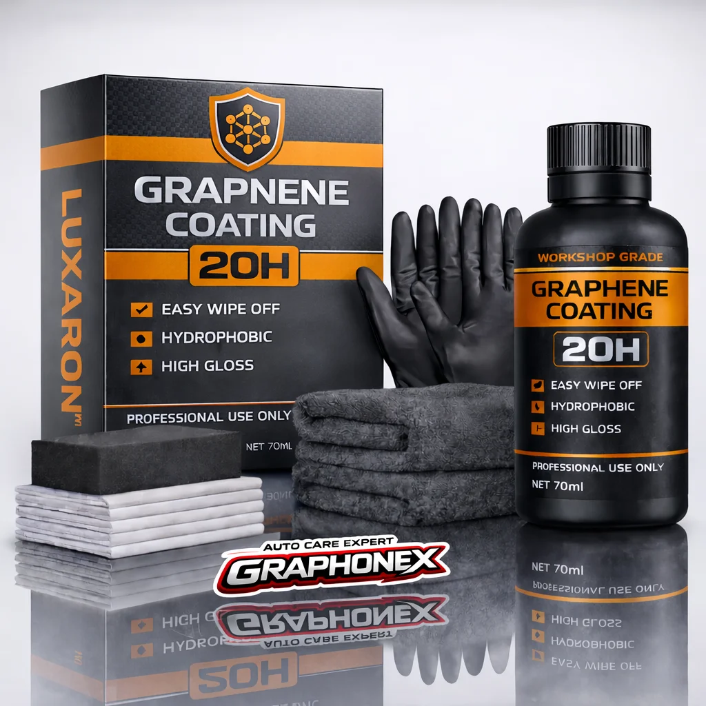 Graphene ceramic Coating 20Hwith Self Healing and UV Track Technology Car Detailing Professionals 10+ Years of Protection
Graphene ceramic Coating 20Hwith Self Healing and UV Track Technology Car Detailing Professionals 10+ Years of Protection