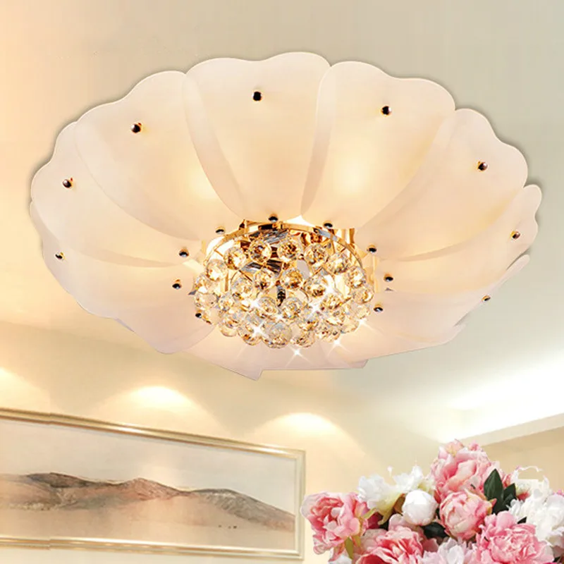 Warm Home Led Ceiling Lights Decoration for Living Room Luminarias Para Sala De Jantar Crystal Flower Shade Lamp
Warm Home Led Ceiling Lights Decoration for Living Room Luminarias Para Sala De Jantar Crystal Flower Shade Lamp