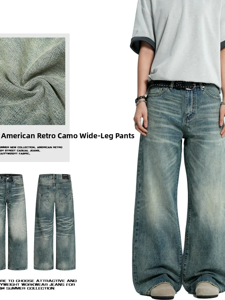 Американские джинсы с талией в стиле ретро, мужские и женские прямые свободные широкие длинные брюки, джинсовые брюки со средней талией на молнии, повседневная одежда
Американские джинсы с талией в стиле ретро, мужские и женские прямые свободные широкие длинные брюки, джинсовые брюки со средней талией на молнии, повседневная одежда