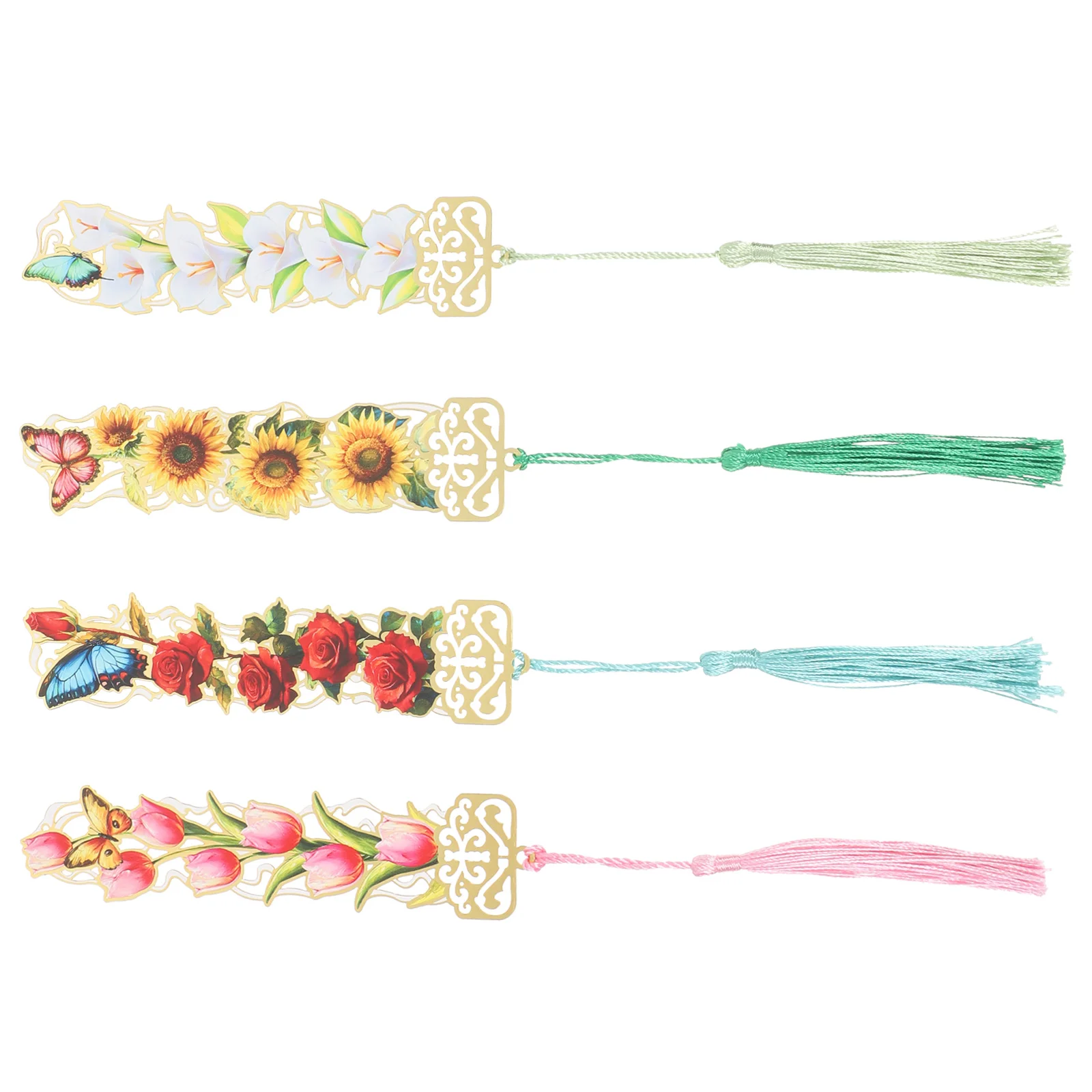 4 Pcs Bookmark with Tassel Markers for Reading Bookmarks Lovers Bouquet Cute Women Titanium Alloy Aesthetic
4 Pcs Bookmark with Tassel Markers for Reading Bookmarks Lovers Bouquet Cute Women Titanium Alloy Aesthetic