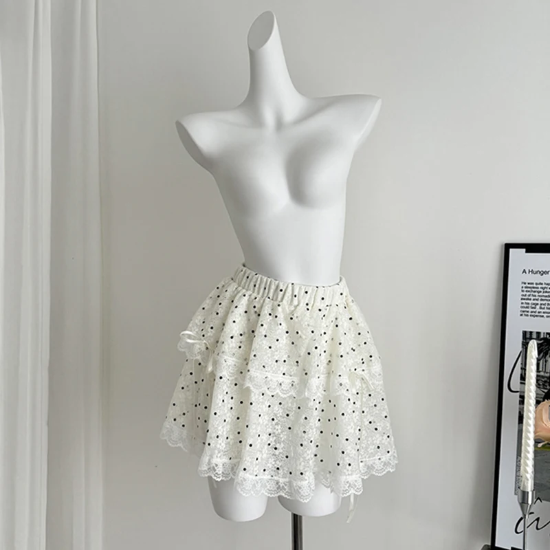 Fashion Sweet Y2K Bow Lace Skirts Women Korean Sexy High Waist Slim Mini Skirts Female Summer New Polka Dots A Line Cake Skirts
Fashion Sweet Y2K Bow Lace Skirts Women Korean Sexy High Waist Slim Mini Skirts Female Summer New Polka Dots A Line Cake Skirts