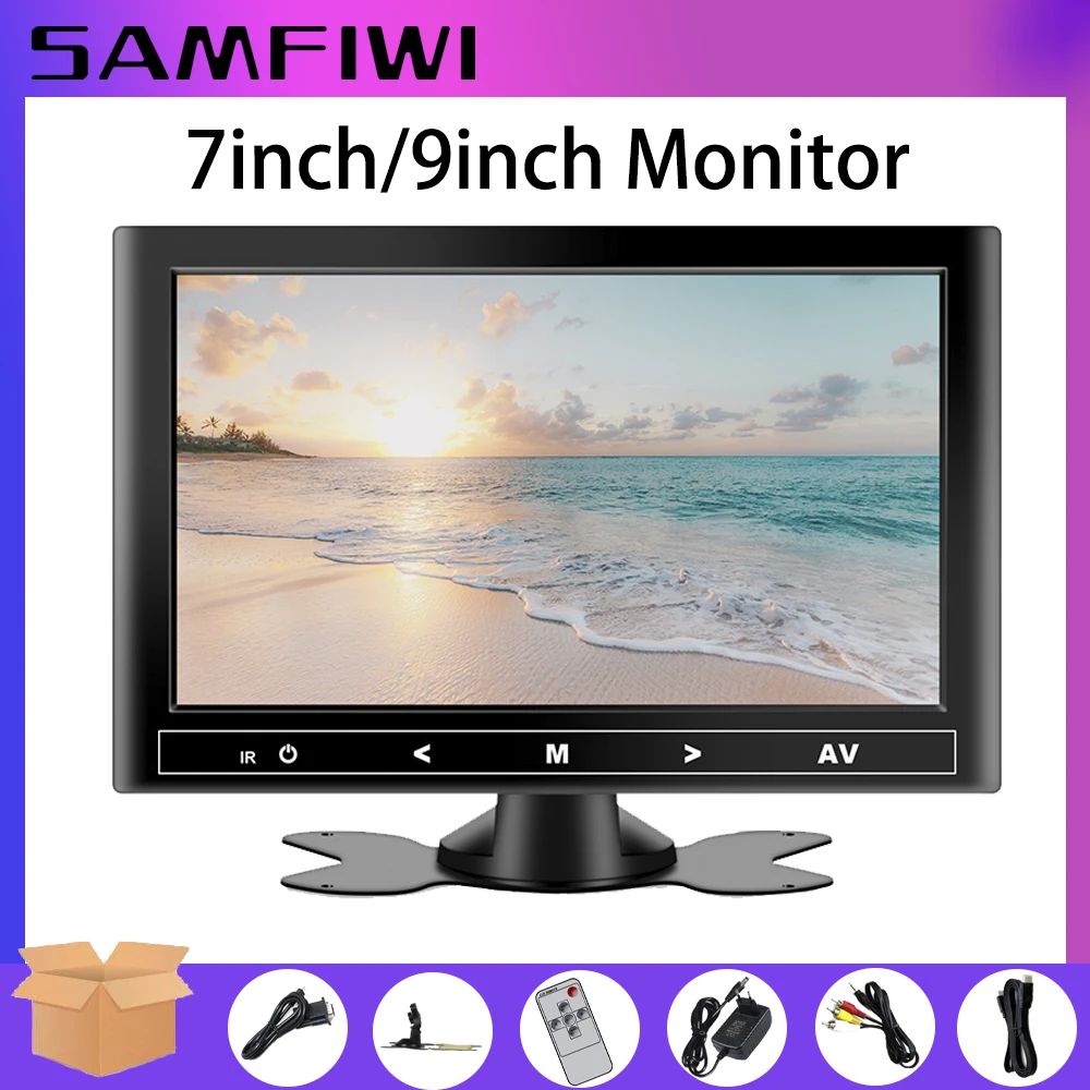 7/9 Inch Car LCD Monitor HD HDMI/VGA/AV TV&PC DVD Player Camera Car Rear View Headrest Monitor Parking Rearview System
7/9 Inch Car LCD Monitor HD HDMI/VGA/AV TV&PC DVD Player Camera Car Rear View Headrest Monitor Parking Rearview System