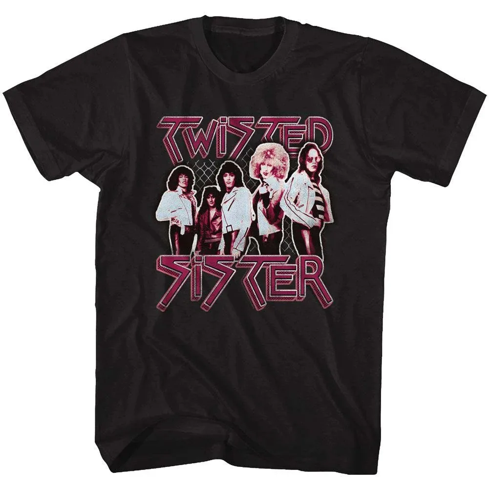 Twisted Sister Pretty in Pink Периферийный узор с принтом Летние элитные брендовые хлопковые мужские и женские футболки с короткими рукавами
Twisted Sister Pretty in Pink Периферийный узор с принтом Летние элитные брендовые хлопковые мужские и женские футболки с короткими рукавами