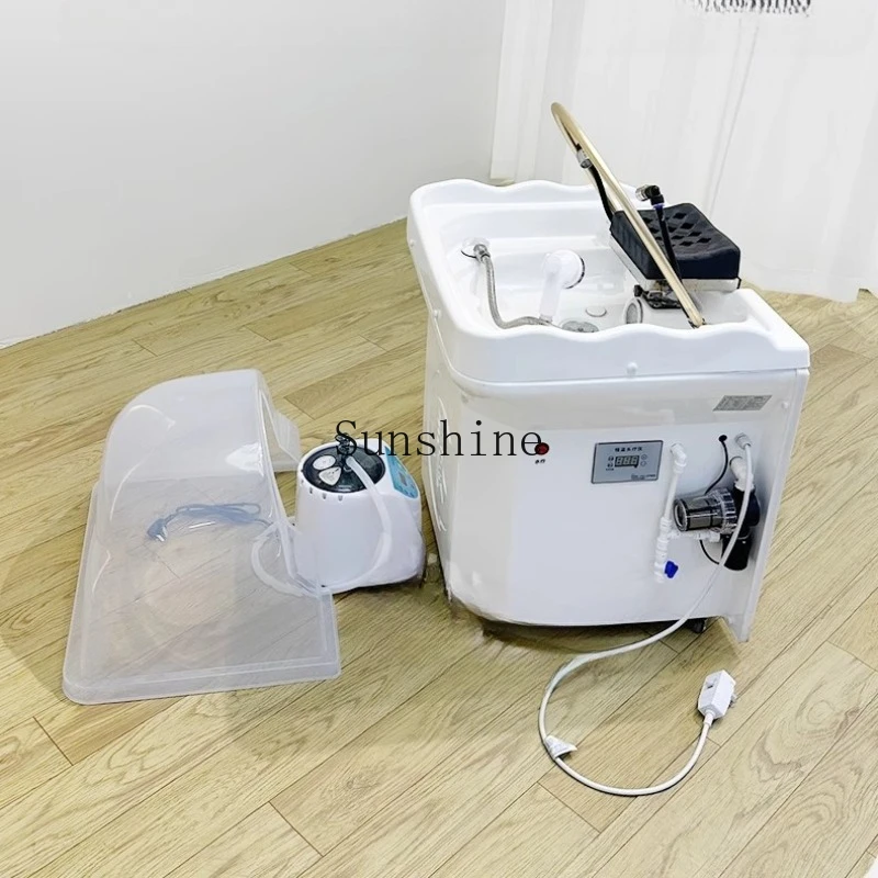 Movable hair treatment shampoo basin 60 liters thermal insulation water tank circulation fumigation barber shop special
Movable hair treatment shampoo basin 60 liters thermal insulation water tank circulation fumigation barber shop special