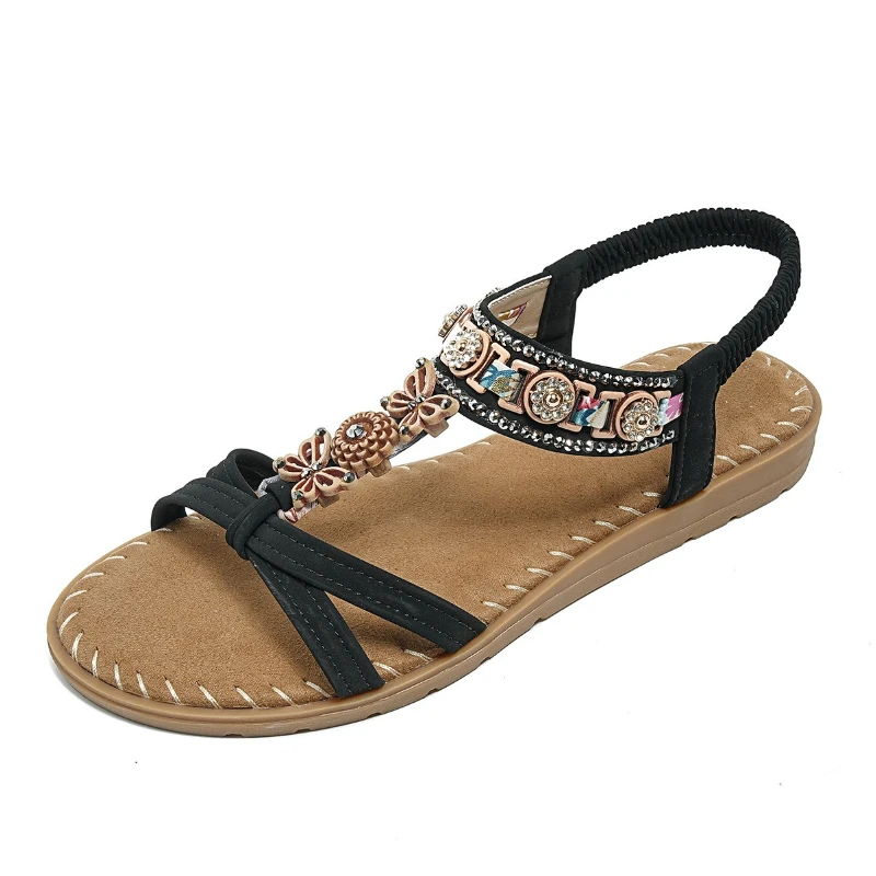 New Rhinestone Casual Flat Sandals for Women Beach Summer Vacation Slip On Sandals Comfortable Breathable
New Rhinestone Casual Flat Sandals for Women Beach Summer Vacation Slip On Sandals Comfortable Breathable