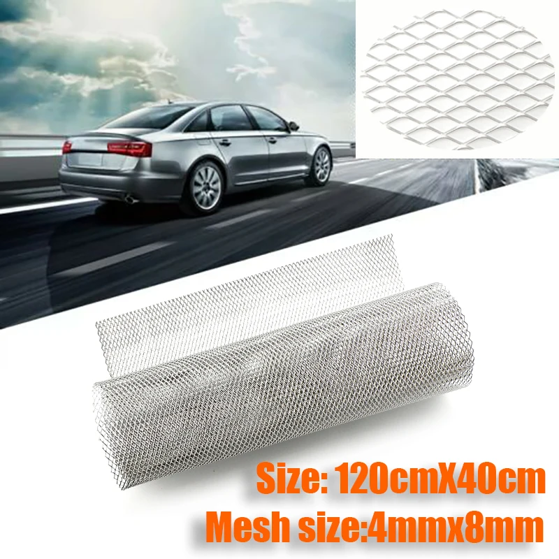 120cmx40cm Car Bumper Grill Grille Mesh Sheet Car Grid Ventilation Grille Car Front Bumper Grille Grids Aluminum
120cmx40cm Car Bumper Grill Grille Mesh Sheet Car Grid Ventilation Grille Car Front Bumper Grille Grids Aluminum