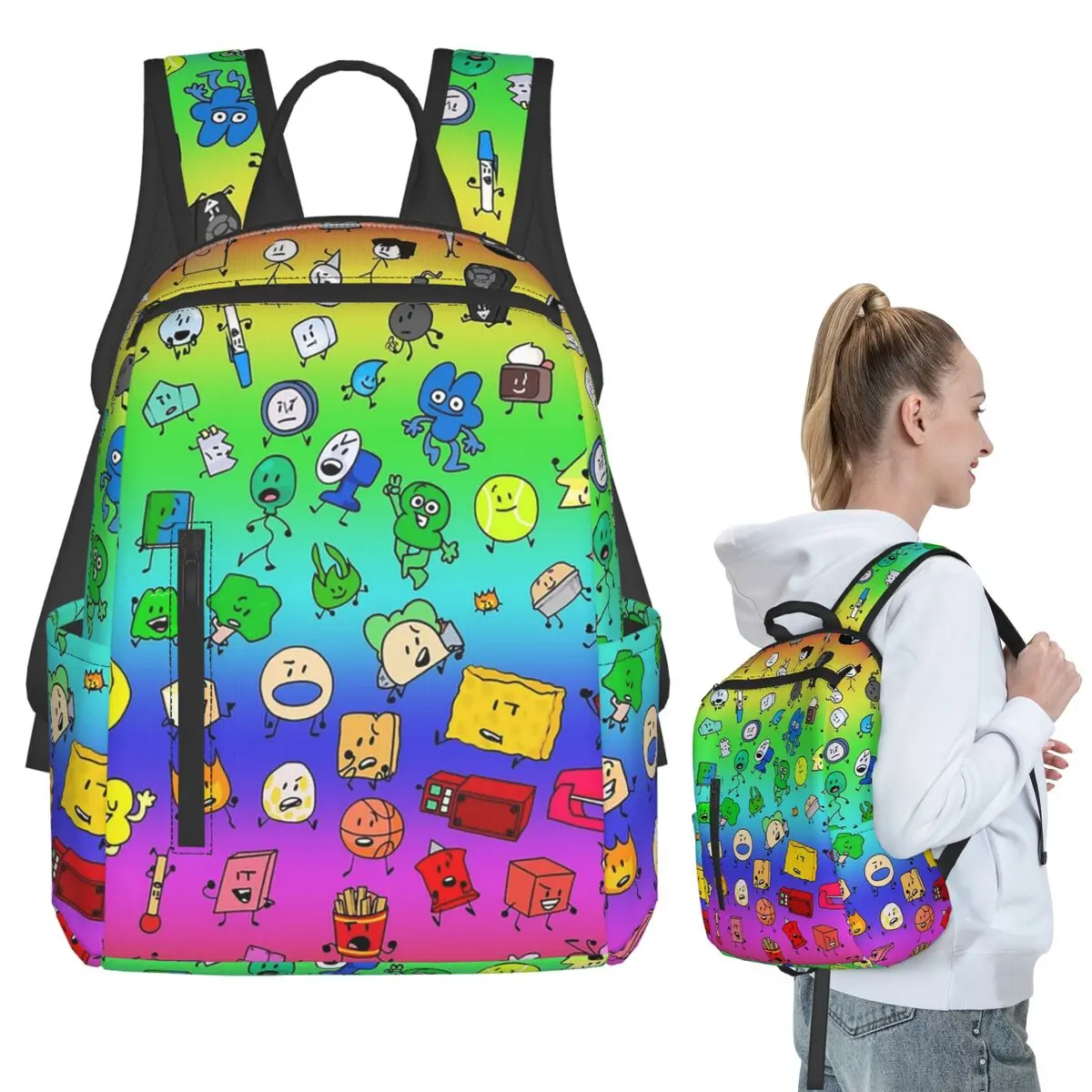 Рюкзак BFDI All Characters (Rainbow) для школьников, детская школьная сумка, сумка для ноутбука, сумки через плечо для мальчиков и девочек
Рюкзак BFDI All Characters (Rainbow) для школьников, детская школьная сумка, сумка для ноутбука, сумки через плечо для мальчиков и девочек