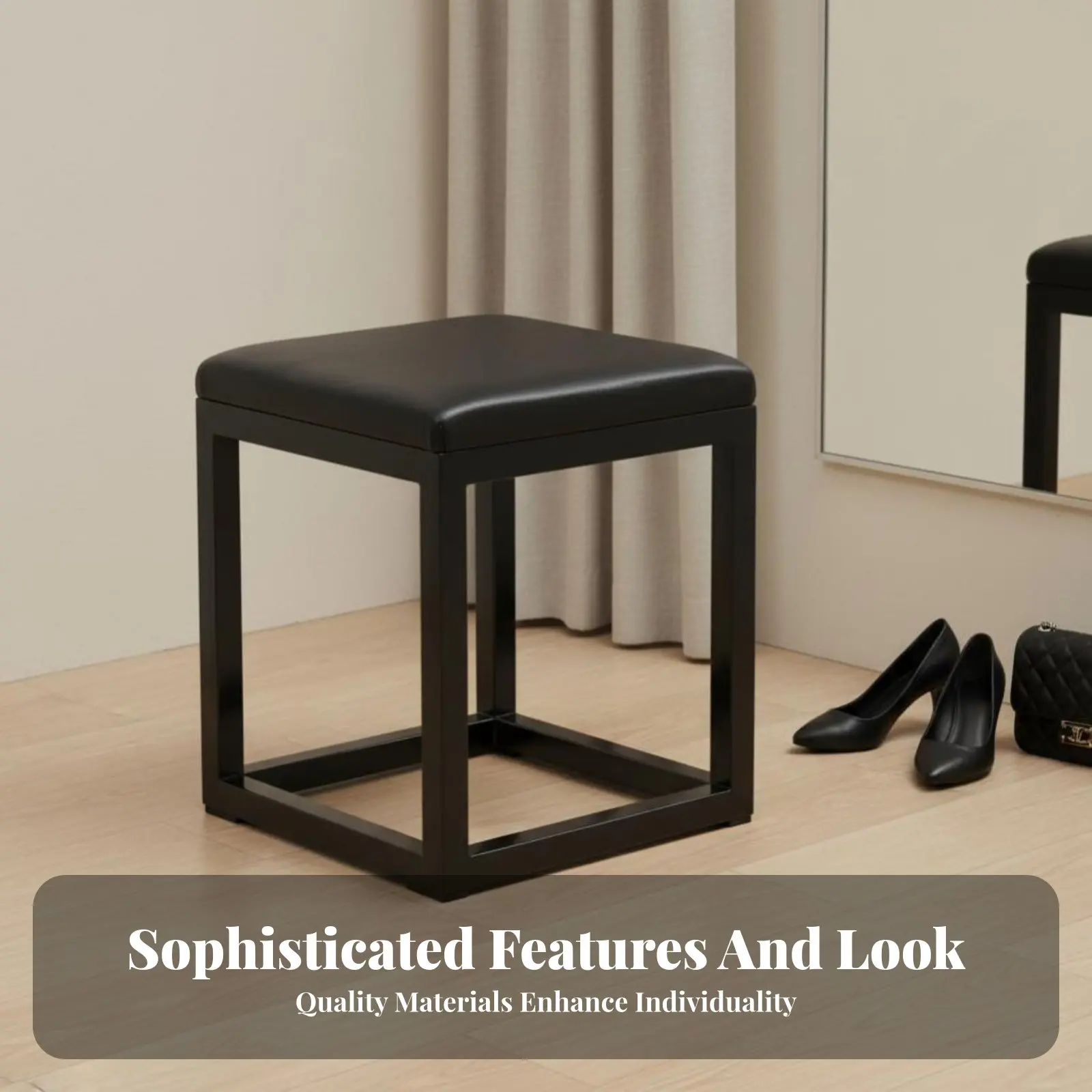 Мягкий кубический табурет в скандинавском стиле, минималистичный дизайн, многофункциональный, для жильцов квартир и домовладельцев.
Мягкий кубический табурет в скандинавском стиле, минималистичный дизайн, многофункциональный, для жильцов квартир и домовладельцев.