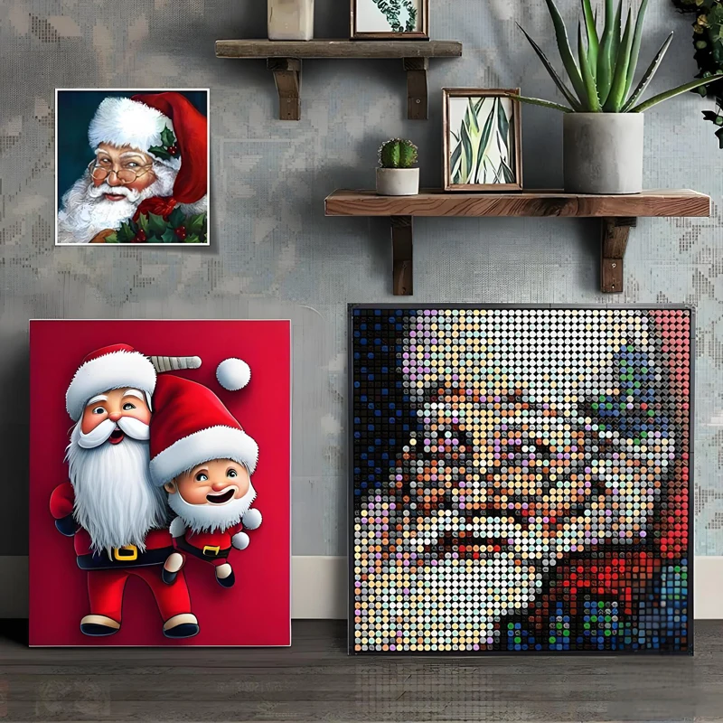 31205 MOC Santa Claus Classic Pixel Art Painting Building Blocks Set Mosaic Bricks Movie Toys Best Christmas Birthday Gift
31205 MOC Santa Claus Classic Pixel Art Painting Building Blocks Set Mosaic Bricks Movie Toys Best Christmas Birthday Gift