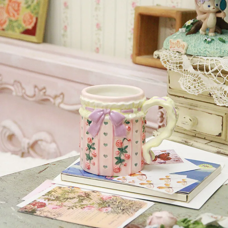 Nordic Handmade Bow Ceramic Mug Ornament Living Room Kitchen Dining Table Coffee Milk Cup Water Cup Ceramic Crafts Birthday Gift
Nordic Handmade Bow Ceramic Mug Ornament Living Room Kitchen Dining Table Coffee Milk Cup Water Cup Ceramic Crafts Birthday Gift