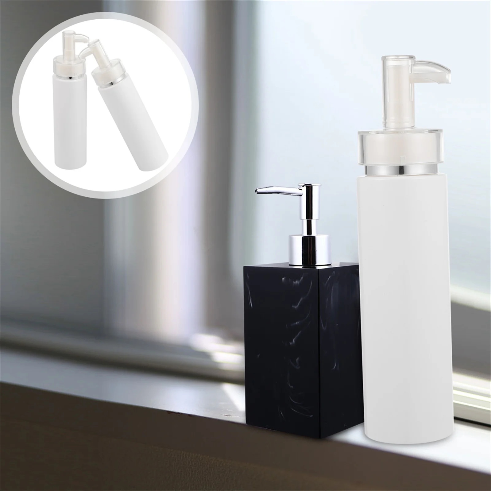 2pcs PET Lotion Bottle Pump Refillable Travel Toiletries Container Empty Shampoo Bottles Portable Storage Solution
2pcs PET Lotion Bottle Pump Refillable Travel Toiletries Container Empty Shampoo Bottles Portable Storage Solution