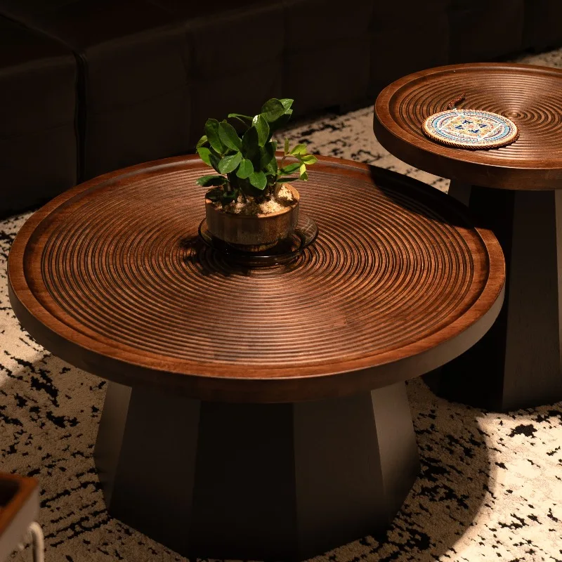 Round Wooden Coffee Table Low Salon Events Living Room Luxury Safe Accent Clear Side Table Lounge Mesas Bajas Trendy Furniture
Round Wooden Coffee Table Low Salon Events Living Room Luxury Safe Accent Clear Side Table Lounge Mesas Bajas Trendy Furniture
