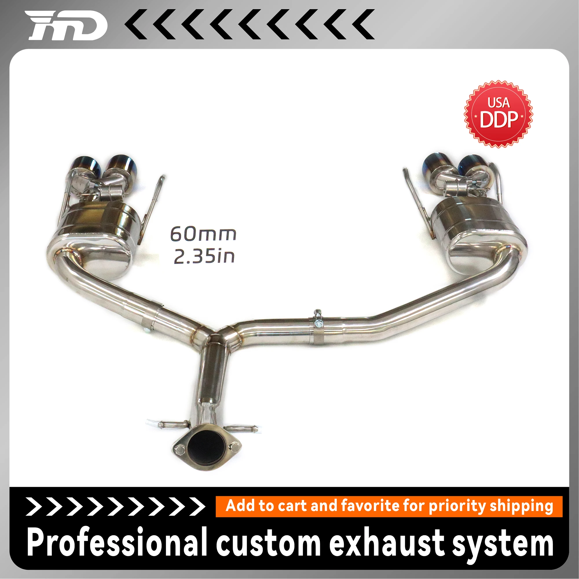 HMD stainless steel exhaust system catback for Toyota Mark X 2.5L muffler high performance Accessories
HMD stainless steel exhaust system catback for Toyota Mark X 2.5L muffler high performance Accessories