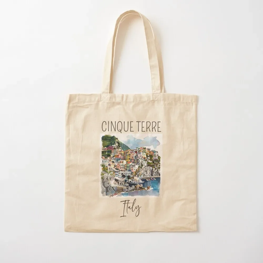 Watercolor Design of Cinque Terre - Italy Tote Bag Big bag women eco folding woman screen
Watercolor Design of Cinque Terre - Italy Tote Bag Big bag women eco folding woman screen