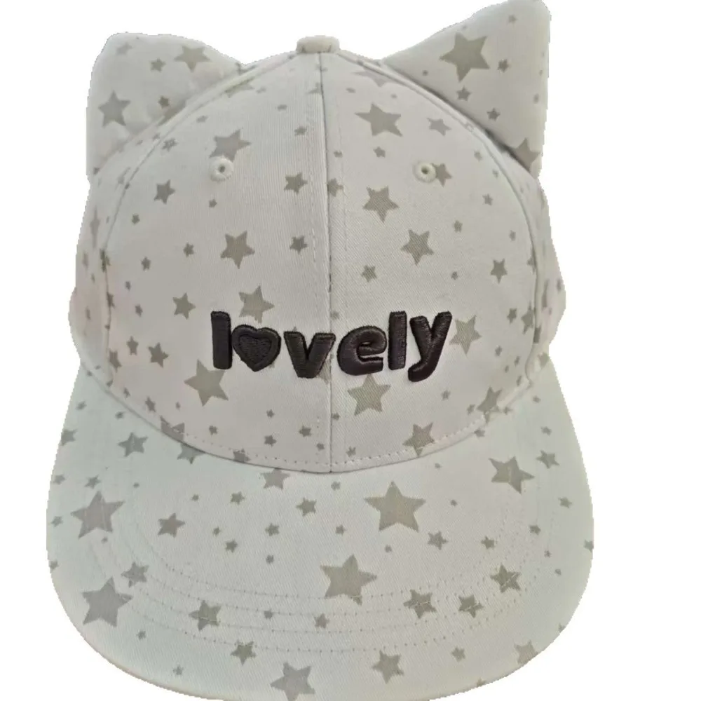 Casual Kawaii Cat Ears Baseball Cap Adjustable Girly Star Pattern Baseball Hat Breathable Anime Cute Peaked Cap Travel
Casual Kawaii Cat Ears Baseball Cap Adjustable Girly Star Pattern Baseball Hat Breathable Anime Cute Peaked Cap Travel