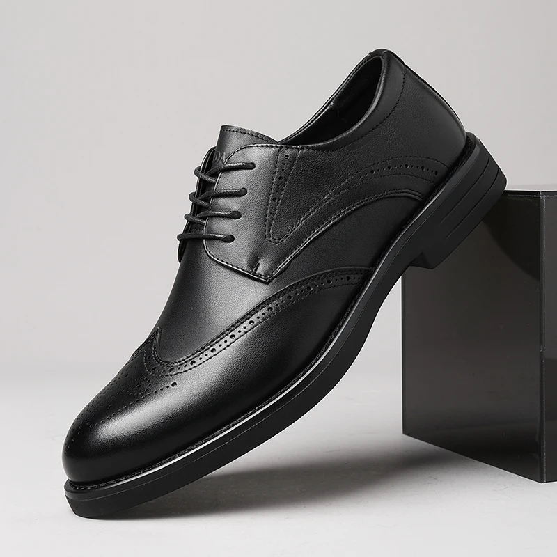 Men's retro low top derby shoes, new versatile and trendy Blok business casual leather shoes 251003
Men's retro low top derby shoes, new versatile and trendy Blok business casual leather shoes 251003