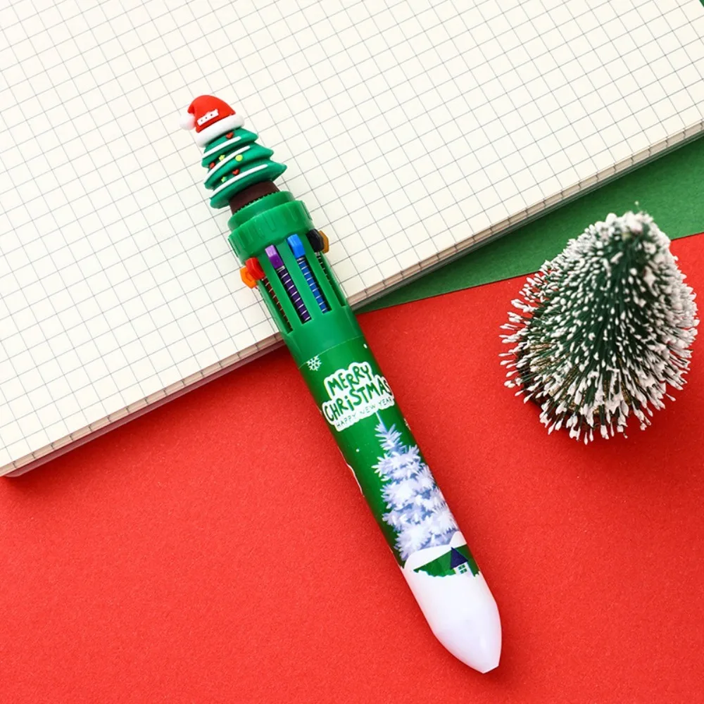 Cute Plastic Christmas 10 Color Pens Cartoon Stationery Colored Ballpoint Pens Reward School Office Supplies Writing Pen
Cute Plastic Christmas 10 Color Pens Cartoon Stationery Colored Ballpoint Pens Reward School Office Supplies Writing Pen