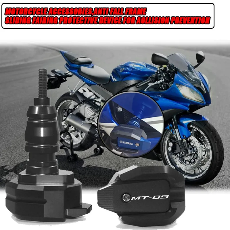 For MT-09 MT-07 MT-25 FZ-09 FZ 09 FZ09 MT09 Motorcycle DIVERSION Anti Fall Frame Slider Fairing Protection Device Anti-Collision
For MT-09 MT-07 MT-25 FZ-09 FZ 09 FZ09 MT09 Motorcycle DIVERSION Anti Fall Frame Slider Fairing Protection Device Anti-Collision