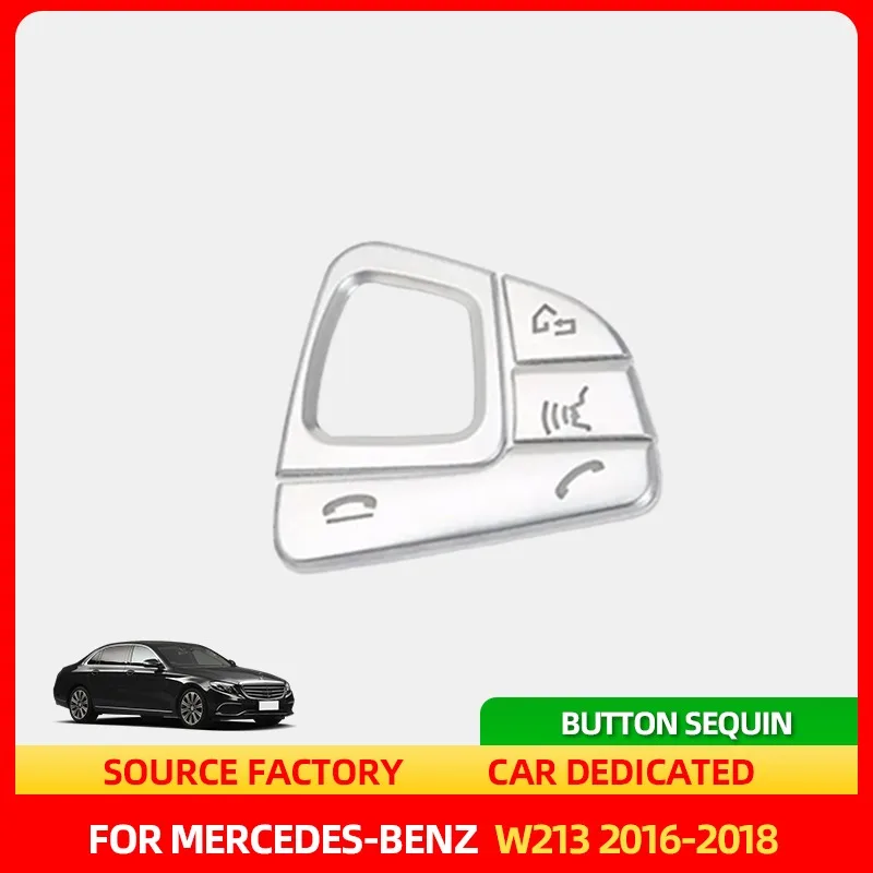 Interior Stickers For Mercedes Benz E Class W213 2016-18 ABS Chrome Car Styling Steering Wheel Button Decoration Trim Striker In
Interior Stickers For Mercedes Benz E Class W213 2016-18 ABS Chrome Car Styling Steering Wheel Button Decoration Trim Striker In