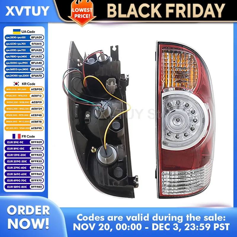 LED Rear Tail Light For Toyota Pickup Tacoma 2005-2011 Brake Lamp Turn Signal Lights Car Accessories 81550-04160 81560-04160
LED Rear Tail Light For Toyota Pickup Tacoma 2005-2011 Brake Lamp Turn Signal Lights Car Accessories 81550-04160 81560-04160